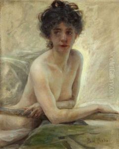 Portrait De Femme Denudee by Paul Emile Chabas