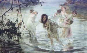 Baigneuses by Paul Emile Chabas