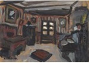 Interieur by Auguste Chabaud