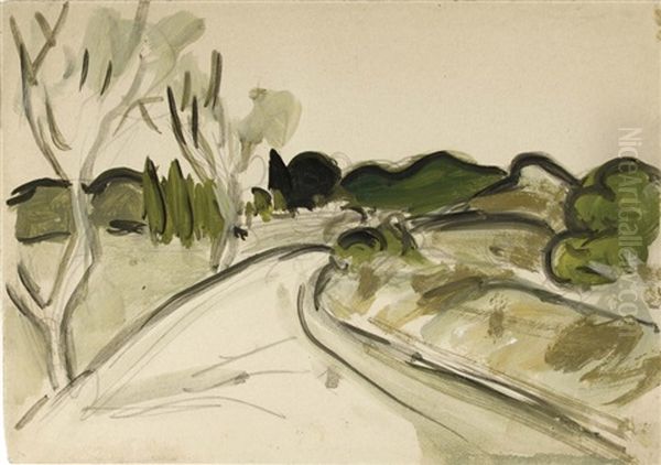 Route De Montagne, Circa 1912 - view 1