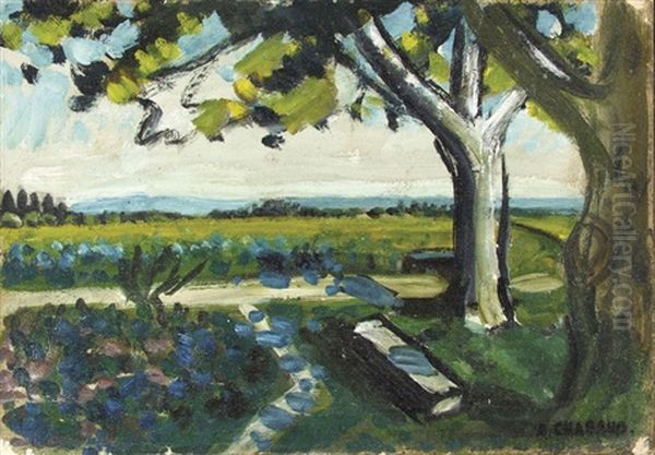 Les Quatre Platanes, Circa 1935 - view 1