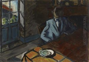 Ombre A La Fenetre, Circa 1920 by Auguste Chabaud