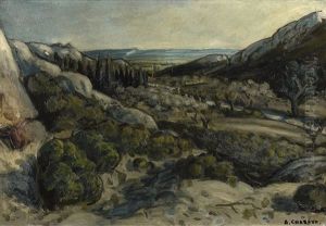 Paysage Provencal by Auguste Chabaud