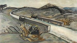 La Route Blanche by Auguste Chabaud