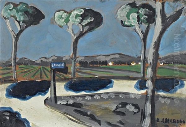 L'allee Aux Platanes - view 1