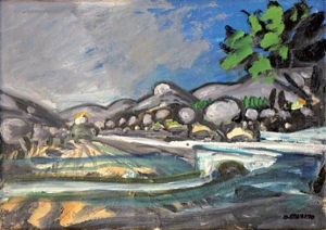 Paysage Au Petit Pont by Auguste Chabaud
