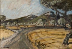 Paysage Provencal by Auguste Chabaud