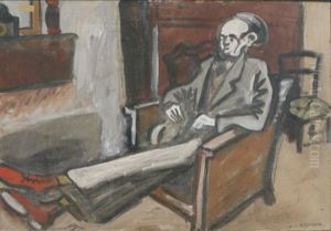 Personnage Dans Le Mas by Auguste Chabaud