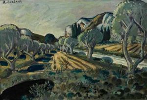 Oliviers Au Pied De Boeuf by Auguste Chabaud