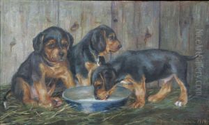 Hundvalpar by Signe Amundson
