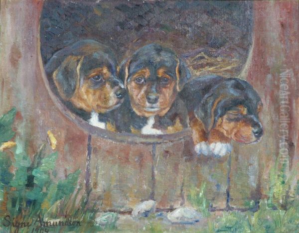 Tre Valpar I Hundkoja - view 1