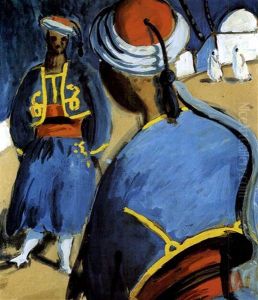 Les Deux Spahis, Les Tirailleurs by Auguste Chabaud