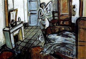 Femme Nue Dans Un Interieur by Auguste Chabaud