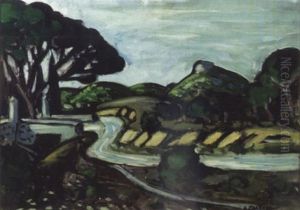 Paysage De Provence by Auguste Chabaud