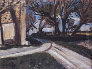 L'allee Des Saules Et L'atelier De Gravaison by Auguste Chabaud
