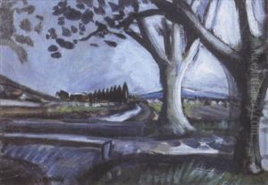 Paysage De Provence by Auguste Chabaud