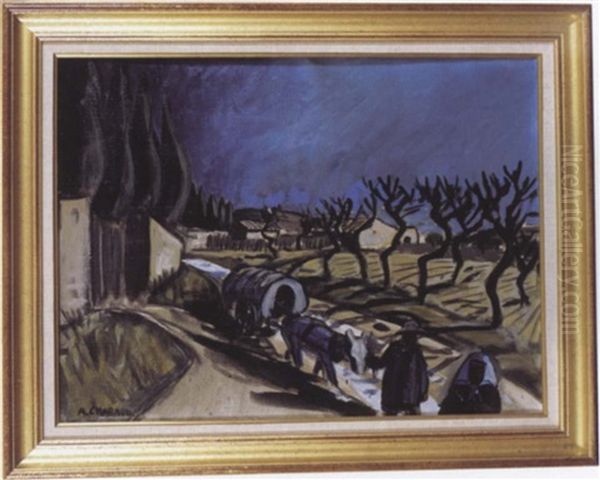Carriole Sur Un Chemin - view 1
