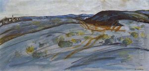 Paysage Des Alpilles by Auguste Chabaud