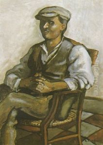 Jeune Paysan Aux Mains Croisees