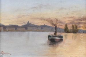 La Rade De Geneve by Alfred Chabloz