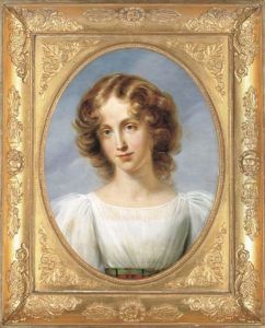 Portrait Of Helene-louise-elisabeth De Mecklenburg-schwerin, Subsequently Duchesse D'orleans