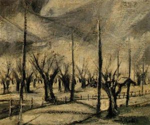 Winterlandschap by Hendrik Chabot