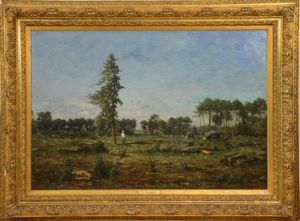 Travaux En Foret by Leonce Chabry