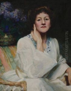 Portrait De Femme by Francis Brooks Chadwick