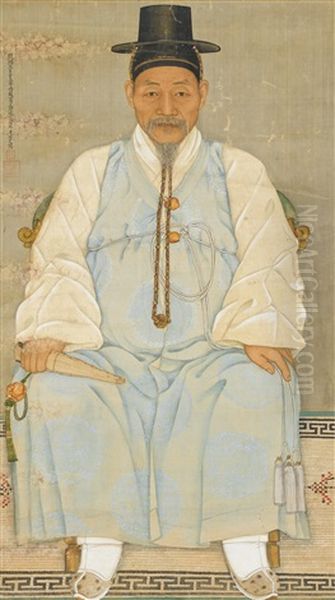 Chae Yong Sin Portrait Of An Official - view 1