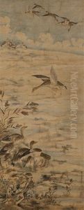Geese & Reeds by Chae Yong-shin