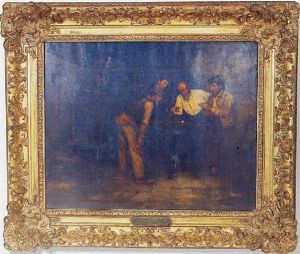 Le Joueurs De Boules by Eugene Chaffanel