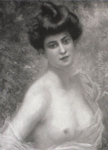 A Young Beauty by Eugene Chaffanel