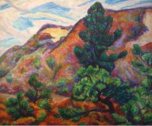 Paysage D'automne Et Vue Sur Le Lac by Oliver Newberry Chaffee