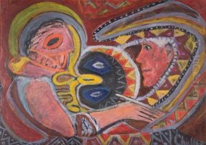 Portrait Of Self by Oliver Newberry Chaffee