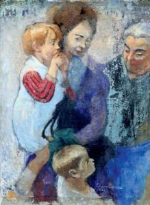 Trois Generations: Femmes Et Enfants by Edgar Chahine