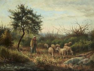 Troupeau De Moutons A Barbizon Troupeau De Moutons A Barbizon