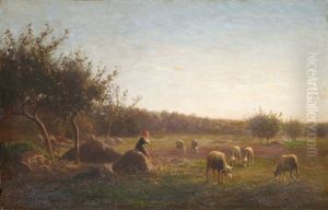 Bergere Gardant Ses Moutons Bergere Gardant Ses Moutons