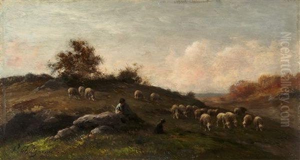 Le Berger Et Ses Moutons - view 1