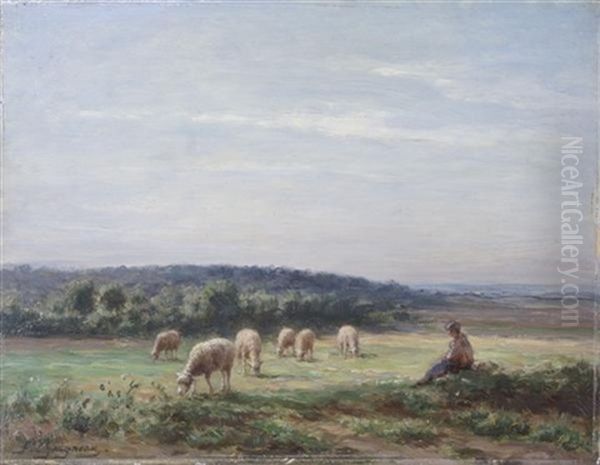 Tending Sheep - view 1