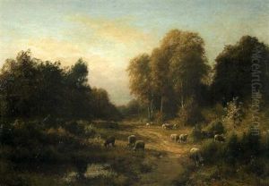 Moutons, Allee Du Bas Breau A Barbizon