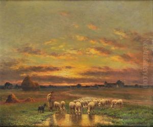 Troupeau Au Crepuscule Troupeau Au Crepuscule