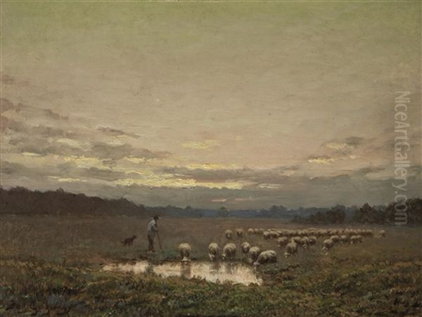 Moutons A Barbizon - view 1
