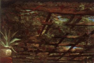 Outside The Monastery by Achille Chaine