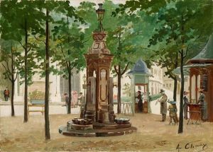 Pariser Platz by Auguste Chaix