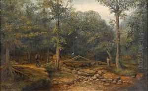 Traveler In A Wood by Jefferson David Chalfant