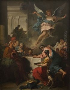 L'arcangelo Raffaele Appare A Tobia E Alla Sua Famiglia