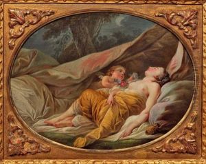 Venus Endormie by Charles Michel-Ange Challes