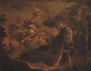 Minerve Apparaissant A Un Guerrier