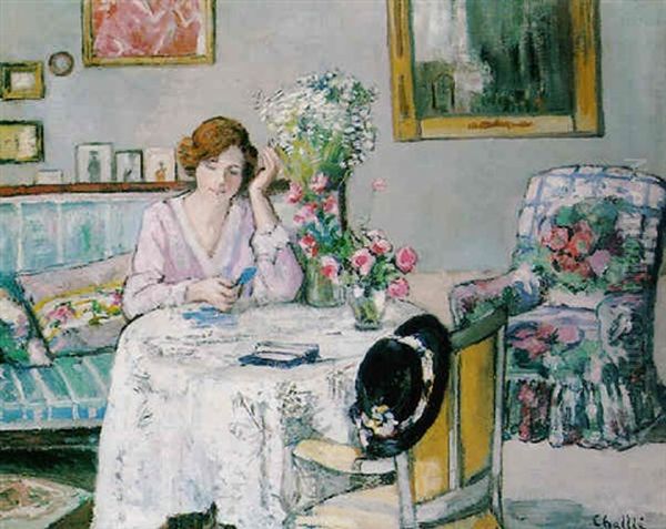 Femme Dans Un Interieur - view 1