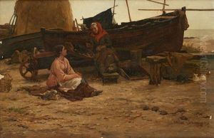Femmes De Pecheurs En Conversation